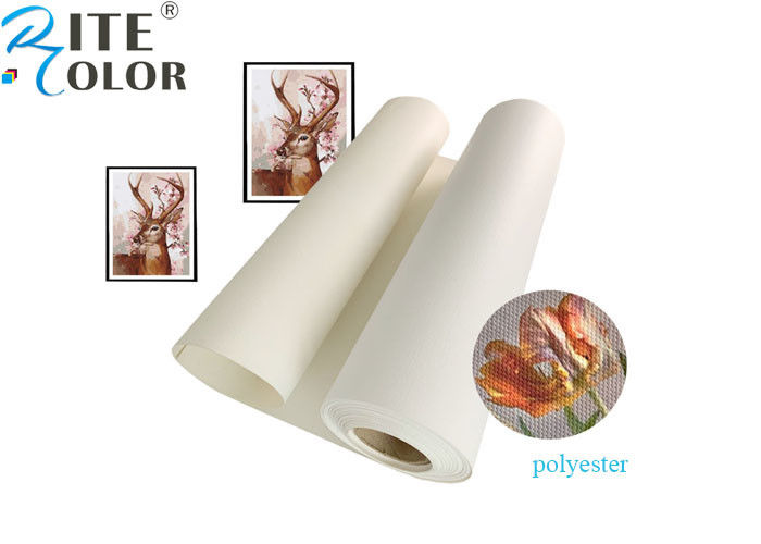 Leeres ausgedehntes Tintenstrahl-Segeltuch Rolls großes Format-wässriges Matt-Polyester-Segeltuch Rolls