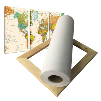 Matte Tintenstrahl Polycotton Leinwand Großformatdruck Wasserdicht