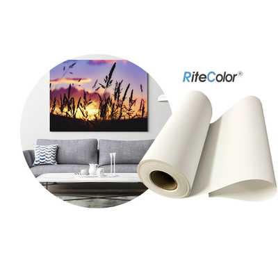 Wasserbasierte 100% Baumwolle Inkjet Kunst Leinwand Roll 360gm