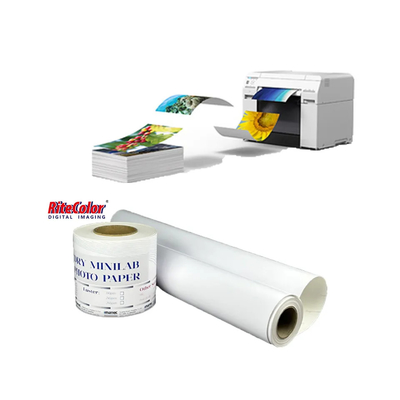 Premium-Wasserdichte RC Trocken Minilab Druck Glanzfoto Papier Roll für Fujifilm DX100