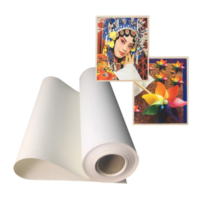Wasserartige große Polyester-Leinwandrollen Matte Finish Inkjet-Druck