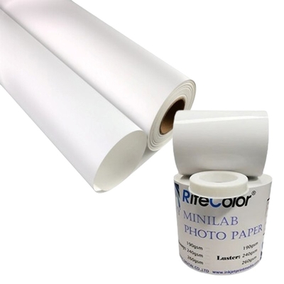 Digitale Druckfarbe mit Pigmentfarbe 260gm Satin-Inkjet-Rc-Fotopapierroll