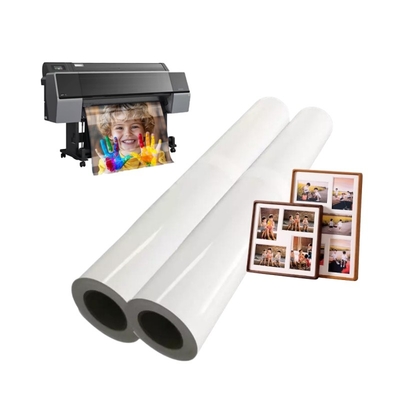 Digitales Drucken 260 gm Wasserdichtes Inkjet RC Glanzfotopapier Roll
