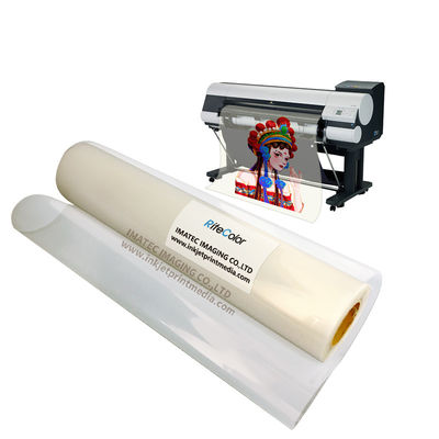 Milky Transparent Inkjet Film PET Film Roll für Pigment und Farbfarbe