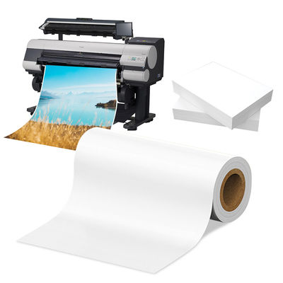 90gm Etikettenaufkleber Pigment Farbstoff Tintenstrahl Matte Beschichtung Frontpapier für Etikettematerial
