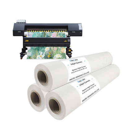 Polyester Matte Canvas Roll 210gsm Wasserdichtes Pigment Farbstoffdruckwerk für EPSON Drucker