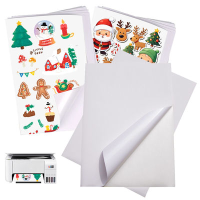 Selbstklebende Aufkleber 90gm Glanzpapier Etiketten Materialien für Inkjet-Druck