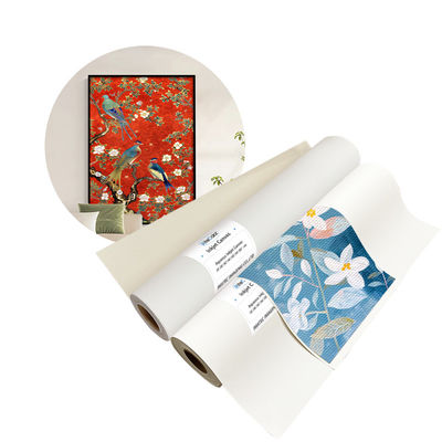 Tintaufdruck Polyester glänzende Kunst Leinwand Rollen wasserdicht Öko-Lösungsmittel 260gm