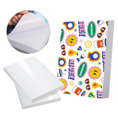 Selbstklebendes, wasserdichtes Pigmentfarbstoff, Inkjet-Matte-Beschichtungsetikett, Aufkleberpapier 128 gm