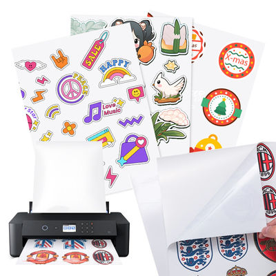 Inkjet-Drucker 108 gms Matte Kleber weißes Etikett Papierblatt für Etikettmaterial