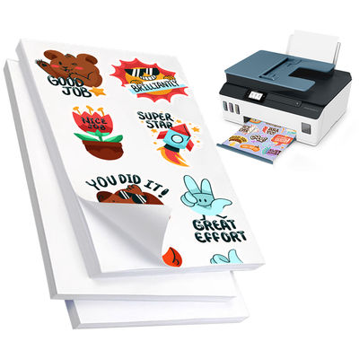 Hochglanz beschichtete Papieretiketten 150gm Selbstklebstoff Papier Aufkleber