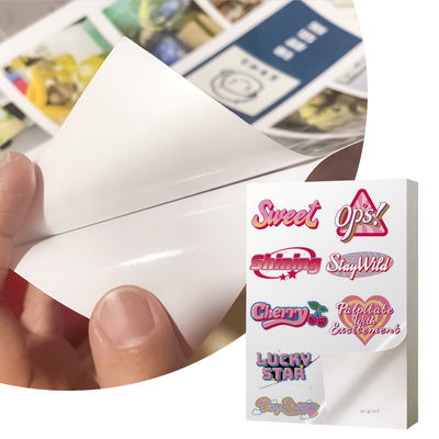 Professionelles wasserdichtes, selbstklebendes Tintenstrahlglänzendes PP-Fotodruckpapier