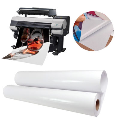 135 gms Inkjet Wasserdichtes Etikettenmaterial Glanz selbstklebendes Aufkleberpapier