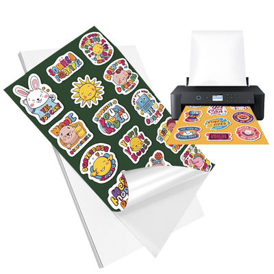 Selbstklebendes Etikettenmaterial Matte Aufkleberpapier für Inkjet-Druck