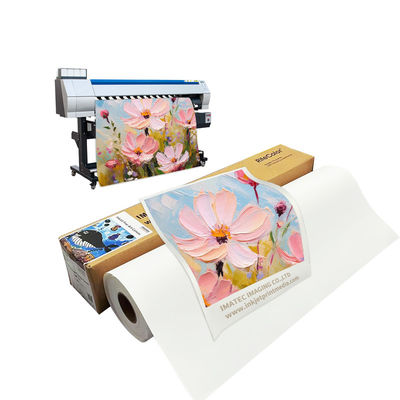 Tintenstrahl-Baumwolle für Ökosolventen und Latexdruck 360 gm Matte Leinwand für Wanddekoration und Grafik