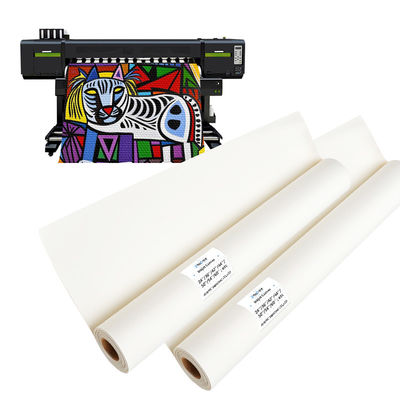 Öko-Lösungsmittel-Tintenstrahldruck Hohe Haltbarkeit Leere Matte 100% Polyester Leinwand Rollen