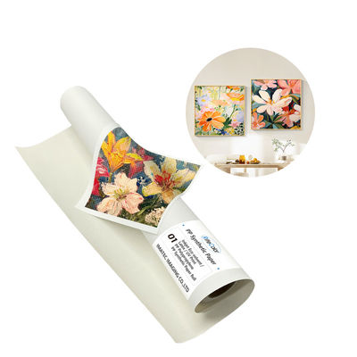 Dauerhafte 420 gms Matte Baumwolle Inkjet Leinwand für bildende Kunst und Fotodruck
