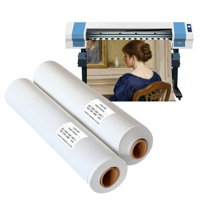 Wasserbasierte Tintenstrahlmatte Polyester-Leinwandrollen für HP Designjet-Drucker