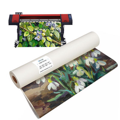 Neue Ankunft Pigmentfarbenfarbe Tinte 360gm Matte Inkjet Polycotton Leinwand Roll