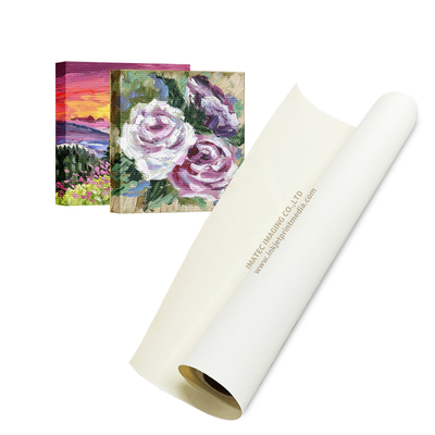 380 g/m² mattes PolyCotton-Leinwandrolle 36-60 Zoll breit für Latex-UV-Druck