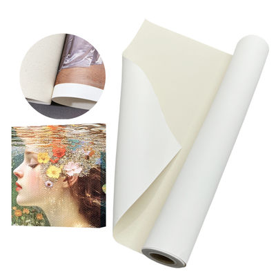 380gm Matte Polycotton-Leinwandrolle für hochauflösenden Druck mit lebhafter Farbwiedergabe und glatter Textur