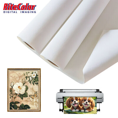 420gsm wasserdichte matte PolyCotton Inkjet-Leinwand für Fine-Art-Drucke und professionelle Fotoausgabe