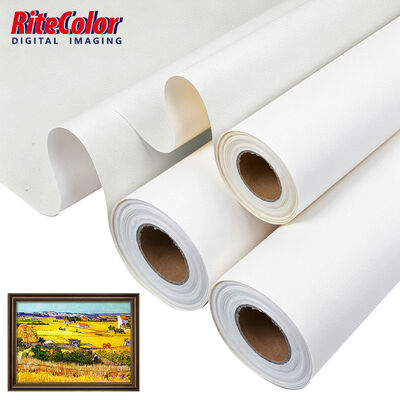 380gm Matte Oberfläche Wasserdichte Tintenstrahl-Baumwolllein für Großformatdruck