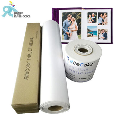 Farbfestes, mit Pigmentharz beschichtetes Fotopapier, wasserdicht, glänzend, Tintenstrahlpapier für Druckereien und Fotografen