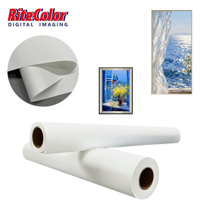 280gm Matte Finish Polyester Leinwandrolle zum Tintenstrahldruck mit Pigmentfarben