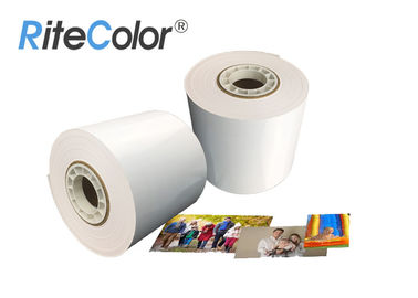 Glatter Tintenstrahl bewegt trockene Minilab-Foto-Papier-Rolle 240gsm 6 Glanz für Fuji DX100 Schritt für Schritt fort