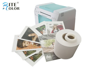 Weißes trockenes Laborglatter Foto-Papier-Rollentintenstrahl für Drucker Noritsu D701 D502
