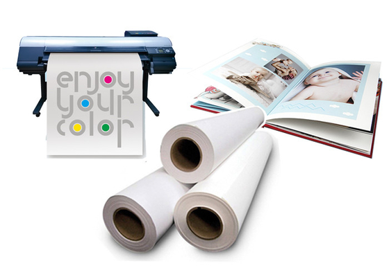24 glattes Foto-Papier des Zoll-RC für Tintenstrahl-Drucker