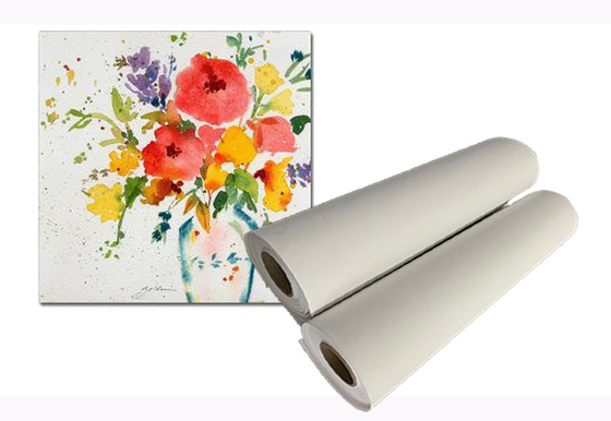 Künstler-Inkjet Printable Poly-Baumwollsegeltuch-Rolle für großes Format-Drucker